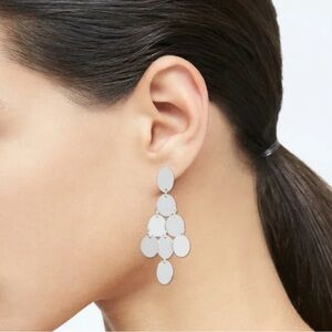 Banana Republic Silver Chandelier Earrings